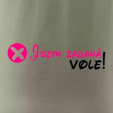 Jsem zadaná! Vole!