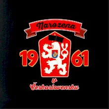 Narozena v Československu - Přelepený znak 1961