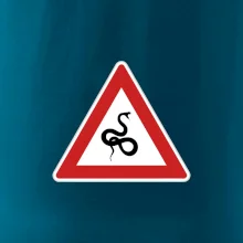 Dopravní značka - Pozor had