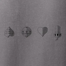 Prší - barvy hracích karet