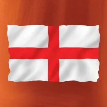 Anglická vlajka vlající