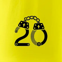 Narozeninové tričko pro policajta - pouta 20