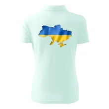 Ukrajina vlajka mapa