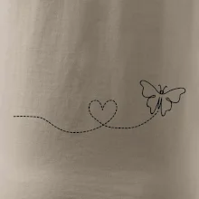 Dráha letu motýla - srdce