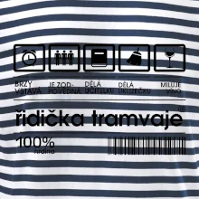 Čárový kód Řidič tramvaje