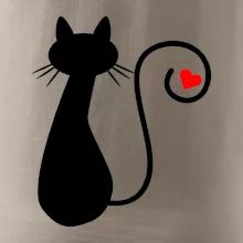 Zamilovaná kočka ocásek