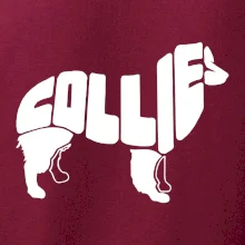 Border kolie písmo v těle