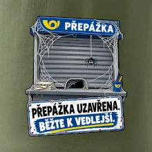Přepážka uzavřena běžte k vedlejší