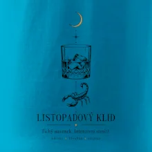 Listopadový klid whisky a štír linková kresba