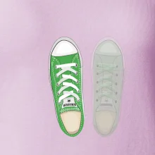 Párové boty - zelené