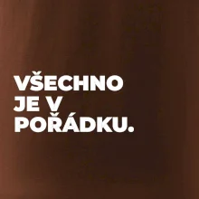 VŠECHNO JE V POŘÁDKU.