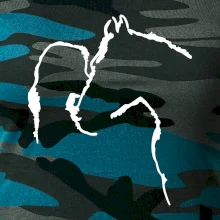 Kůň a já silueta Kůň a já silueta