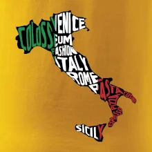 Mapy - názvy měst - Italie