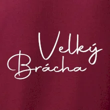 Velký brácha - nápis na zádech