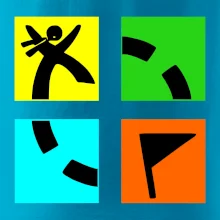 Geocaching logo barevné