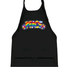 Peace nápis duhový