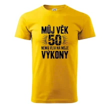 Můj věk nemá vliv na moje výkony