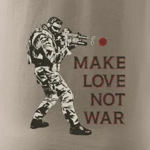 Růže ve zbrani, make love not war
