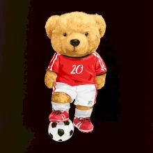 Fotbalista medvídek číslo