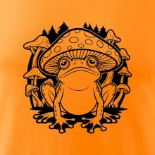 Goblincore černá houbožába