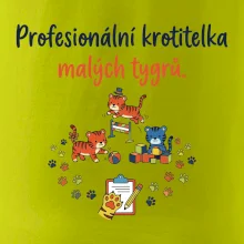 Profesionální krotitelka malých tygrů