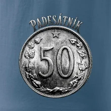 Padesátník 1963 - 1978 s nápisem
