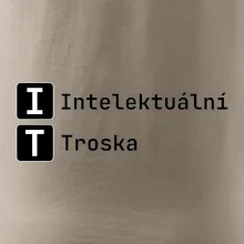 IT Nápis Intelektuální Troska