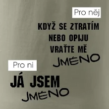 Když se ztratím vraťte mě / Já jsem