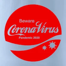 Corona virus pandemic logo
