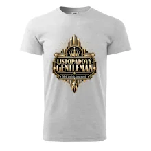 Listopadový gentleman zlatý art deco motiv