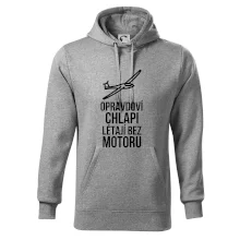 Opravdovi chlapi létají bez motoru