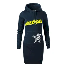 Hasič stojící - nápis hasiči - Velký nápis  na zádech