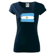 Argentina vlajka kreslená štětkou