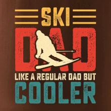 Ski dad like a regular dad but cooler