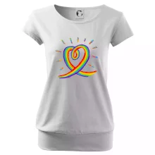 Srdce pride duha kreslená