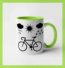 Cyklista za každého počasí