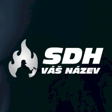 Kšiltovka SDH nápis, reflexní oheň