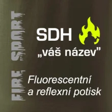 Hasiči - Váš název - FLUO + Reflexní potisk