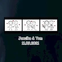 Svatební den - váš nápis (Hana-creative)