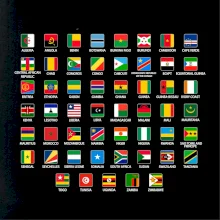 Vlajky států - Afrika Vlajky států - Afrika