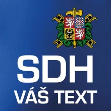 Sbor dobrovolných hasičů - znak bez nápisu + Nápis na zádech