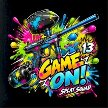 Barevná exploze game on paintball