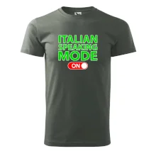 Italian speaking mode - ON Italian speaking mode - ON