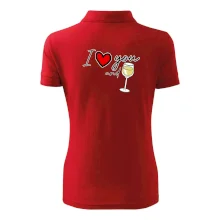 I love you and white wine