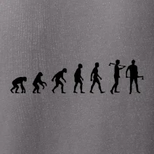 Evoluce dřevorubec - sekera