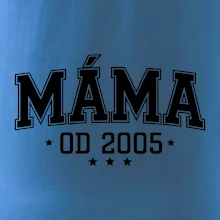 Máma od roku - sportovní nápis (váš ročník)
