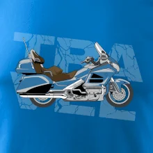 Cestovní motorka Amerika modrá