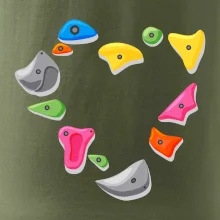 Lezení na stěně - srdce