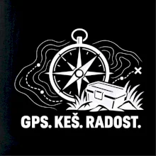 Kompas s krabičkou GPS keš radost