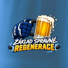 Hokejová regenerace s pivem